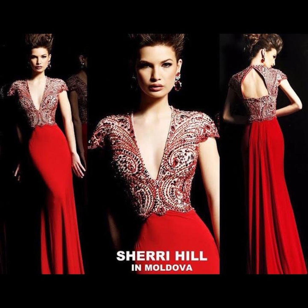 Sherri Hill 2960 red dress